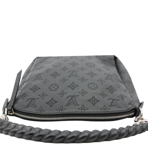 LOUIS VUITTON  Babylone BB Mahina Leather Chain Shoulder Bag Black - Picture 5 of 11